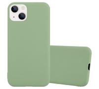 Coque pour Apple iPhone 14 PLUS en CANDY VERT PASTEL Housse de protection Étui en silicone TPU flexible
