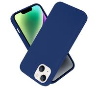 cadorabo Coque Compatible avec Apple iPhone 14 Plus, Étui Housse en Silicone- Coque pour iPhone 14 Plus- Protection Antichoc, Anti-Empreintes- TPU Housse de Protection - Mat Liquid Blue