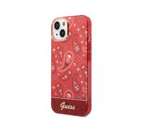 Coque pour iPhone 14 Plus Motif Bandana Elégant et Intemporel Rouge