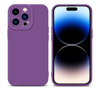 Coque pour Apple iPhone 14 PRO en FLUID VIOLET MAT Housse de protection Étui en silicone TPU flexible