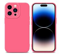 Coque pour Apple iPhone 14 PRO en FLUID ROUGE Housse de protection Étui en silicone TPU flexible