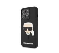 Coque pour Apple iPhone 14 Pro Max 3D Rubber Karl's Head Noir