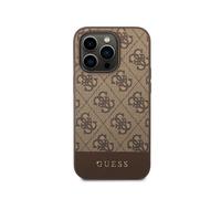 Coque pour Apple iPhone 14 Pro Max Édition 4G Stripe Ultra-Chic Marron