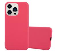 Coque pour Apple iPhone 14 PRO MAX en CANDY ROUGE Housse de protection Étui en silicone TPU flexible