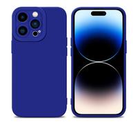 Coque pour Apple iPhone 14 PRO MAX en FLUID BLEU Housse de protection Étui en silicone TPU flexible