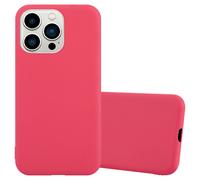 Coque pour Apple iPhone 14 PRO MAX en CANDY ROUGE Housse de protection Étui en silicone TPU flexible