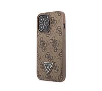 Coque pour Apple iPhone 14 Pro PU 4G Porte-cartes Marron