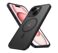 Coque pour Apple iPhone 15 PLUS en NOIR Etui Housse Protection Hybride MagSafe