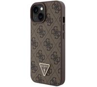 Coque pour Apple iPhone 15 Plus Triangle Strass 4G Marron