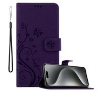 Coque pour Apple iPhone 15 PRO Housse Etui Protection Floral Pochette Case