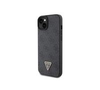 Coque pour iPhone 15 Design Elégant Imprimé 4G Bords Rehaussés Noir