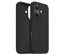 Coque pour Apple iPhone 16 Plus MagSafe en Silicone Souple Antichocs Crong Noir