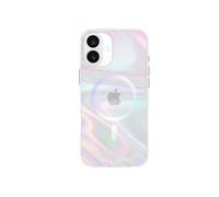 Coque Pour Apple Iphone 16 Plus Magsafe Modèle Soap Bubble Iridescente Case Matemulticolore