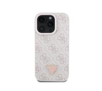 Guess, Coque pour Apple iPhone 16 Pro Max Édition 4G Strass Triangle Métallisé