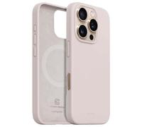 Coque pour Apple iPhone 16 Pro Max MagSafe en Silicone Souple Antichocs Rose