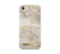 Fashion Case - Coque de protection pour téléphone portable - plastique - marbre grège étincelant - pour Apple iPhone 6, 6s, 7, 8, SE (2e génération)