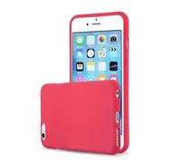 cadorabo Coque pour Apple iPhone 6 Plus/iPhone 6S Plus en Frost Rouge - Housse Protection Souple en Silicone TPU avec Anti-Choc et Anti-Rayures - Ultra Slim Fin Gel Case Cover Bumper