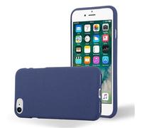 cadorabo Coque pour Apple iPhone 7 / 7S / 8 / SE 2020 en Frost Bleu FONCÉ - Housse Protection Souple en Silicone TPU avec Anti-Choc et Anti-Rayures - Ultra Slim Fin Gel Case Cover Bumper