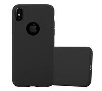 Coque pour Apple iPhone X / XS en CANDY NOIR Housse de protection Étui en silicone TPU flexible