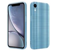 Coque pour Apple iPhone XR Etui Protection Brossé TPU Cover Case