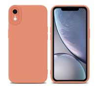 cadorabo Housse Compatible avec Apple iPhone XR en Fluid Orange Clair - Étui de Protection en Silicone TPU Flexible
