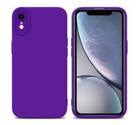 Coque pour Apple iPhone XR en FLUID VIOLET FONCÉ Housse de protection Étui en silicone TPU flexible