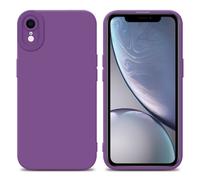 Coque pour Apple iPhone XR en FLUID VIOLET MAT Housse de protection Étui en silicone TPU flexible