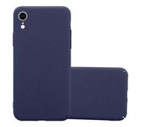 Coque pour Apple iPhone XR en FROSTY BLEU Hard Case Housse de protection Étui à l'aspect givré contre les rayures et les chocs