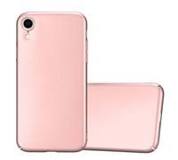 Coque pour Apple iPhone XR en METALLIC OR ROSE Hard Case Housse de protection Étui d'aspect métallique contre les rayures et les chocs