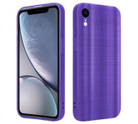 Coque pour Apple iPhone XR Etui Protection Brossé TPU Cover Case