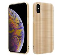 Coque pour Apple iPhone XS MAX en Brushed Or Housse de protection Étui en silicone TPU flexible au design brossé