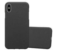 Coque pour Apple iPhone XS MAX en FROST NOIR Housse de protection Étui en silicone TPU flexible