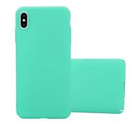 Coque pour Apple iPhone XS MAX en FROSTY VERT Hard Case Housse de protection Étui à l'aspect givré contre les rayures et les chocs