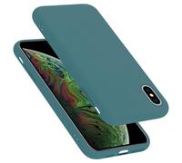 Coque pour Apple iPhone XS MAX en LIQUID GREEN Housse de protection Étui en silicone TPU flexible