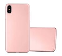 Coque pour Apple iPhone XS MAX en METALLIC OR ROSE Hard Case Housse de protection Étui d'aspect métallique contre les rayures et les chocs