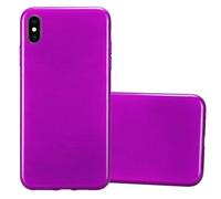 Coque pour Apple iPhone XS MAX en Lilas Housse de protection Étui en silicone TPU flexible au design brossé