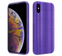 Coque pour Apple iPhone XS MAX Etui Protection Brossé TPU Cover Case
