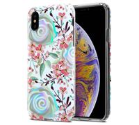 Coque pour Apple iPhone XS MAX Housse Etui Protection Fleur Case