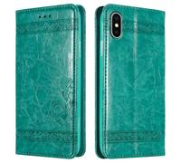 Coque - CADORABO - iPhone XS MAX - Turquoise - Silicone TPU - Housse Portefeuille