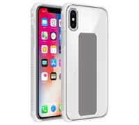 Cadorabo Housse de protection pour Apple iPhone XS MAX Housse en gris Etui TPU Silicone Case Cover Stand function