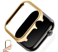 Coque pour Apple Watch 40mm Serie 4 5 6 SE/SE2, Antichoc Coque en Aluminium métallique Durable Bumper Case Montre Intelligente Housse de Protection pour iWatch 40mm Serie 4 5 6 SE/SE2, Or