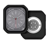 Coque pour Apple Watch 42-44mm Renforcée Hybrid Solid R 100% Plastique recyclé Noir