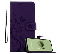 Coque pour Asus Zenfone 10 Housse Etui Protection Floral Pochette Case