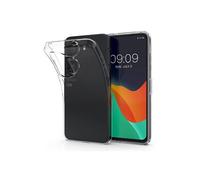 Coque pour Asus Zenfone 9 / Zenfone 10 5G - housse etui silicone gel fine + film ecran - TRANSPARENT TPU -