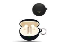 Coque pour Baseus Inspire XP1 écouteurs sans Fil,daunke étui de Protection Souple en Silicone，étui Doux pour la Peau avec Boucle Ronde, Protection complète, Noir