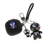 Coque pour Beats Fit Pro Écouteurs, Dessin Animé Silicone Boîte de Charge Couvercle de Protection avec Mignon Poupées Boucle d'escalade Longe Anti - Perte pour Hommes Femmes Adolescents