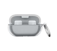 Coque pour Beats Solo Buds, coque de protection transparente en TPU souple avec porte-clés et kit de nettoyage pour homme et femme, peau résistante aux chocs