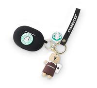 Coque pour Beats Studio Buds/Buds+ 2021/2023, XMBYGY Coque de Chargement en Silicone pour Dessin animé Anti-Perte Kits d'accessoires de Protection compatibles sans Fil