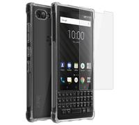 Imak Coque BlackBerry KEY2 Coque Silicone Souple + Film Flexible Transparent