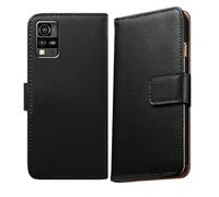 Coque pour Blackview BV4800 SE (6.56"), Premium Étui à Rabat Protecteur Housse en Cuir，Housse en cuir pu Portefeuille Etuipour avec Souple TPU Doublure Housse pour Blackview BV4800 SE - Black